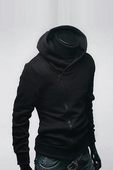 Sudadero Assassin's Creed Negro - Frente del sudadero con diseño inspirado en el juego